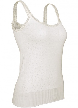 White Swan Camisole Thermal Vest